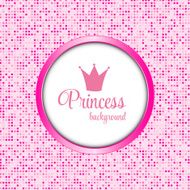 Princess Crown Frame Vector Illustration N7