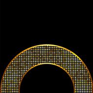 Golden Shiny Frame Vector Illustration N2