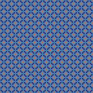 Blue and orange abstract seamless pattern