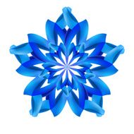 Abstract Blue Pattern N3