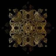 Gold mandala N43