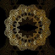 Gold mandala N45
