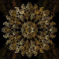 Gold mandala N47