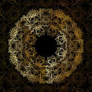 Gold mandala N48