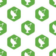 Satellite dish pattern