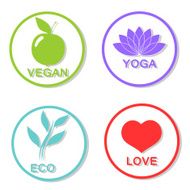 Set of vector icons N15