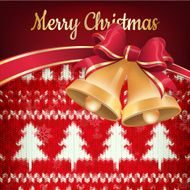 Knitted Christmas background EPS 10 N34