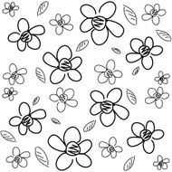 Flower pattern N109