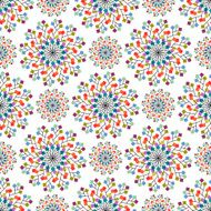 Seamless pattern of colored squares