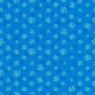 Seamless blue pattern with snowflakes N5
