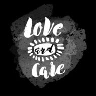 Calligraphic hand drawn ink lettering vector poster N3