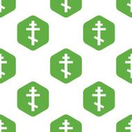 Orthodox cross pattern