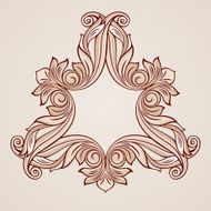 Rose pink floral pattern N2