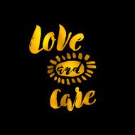 Calligraphic hand drawn ink lettering vector poster N6