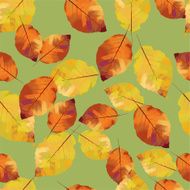 watercolor vector autumn pattern N6