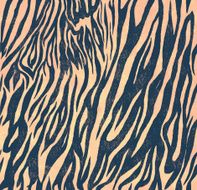 Seamless vintage style pattern with zebra print Hand drawn vector