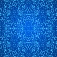 Abstract seamless pattern in blue