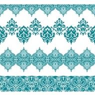 Seamless Vector Borders with Arabic Motifs