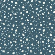 Seamless pattern with cute chamomile flowers N4