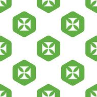 Maltese cross pattern