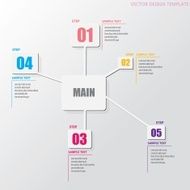 Infographics Elements quadrangle molecular N2