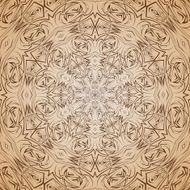 Abstract pattern in beige and brown
