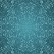 Abstract pattern in cyan