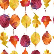 watercolor vector autumn pattern N17