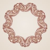 Rose pink floral pattern N9
