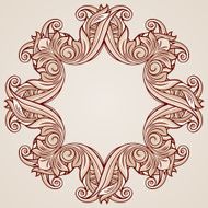 Rose pink floral pattern N11