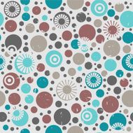 Abstract seamless pattern with circles N4