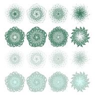 High quality rossete vector elements