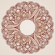 Rose pink floral pattern N18