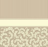 Retro greeting card template design N13