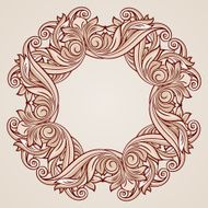 Rose pink floral pattern N21