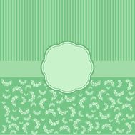 Colorful greeting wedding invitation card illustration