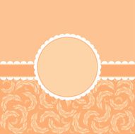 Vintage greeting card template N2