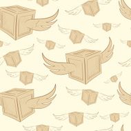 Seamless flying boxes