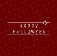 Halloween background with inscription N3