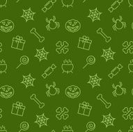 Halloween vector seamless pattern N5