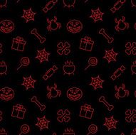 Halloween seamless background N14