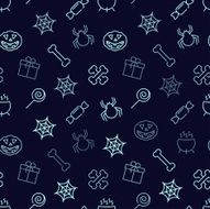 Halloween seamless background N15