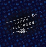 Halloween background with inscription N8