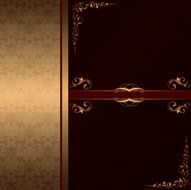 Vintage background with gold patterns N2