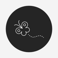 butterfly line icon N7