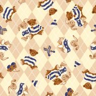 bear and rabbit pattern
