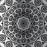 Silver mandala N51