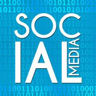 Social Media Binary Background