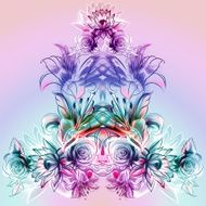 Flowers Roses lilies and camomile N14