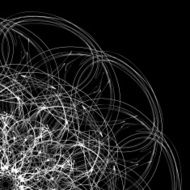 abstract black and white circle line pattern background